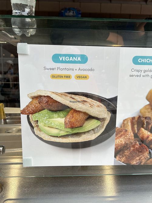 Vegana arepa menu item  at Arepa Zone in Washington