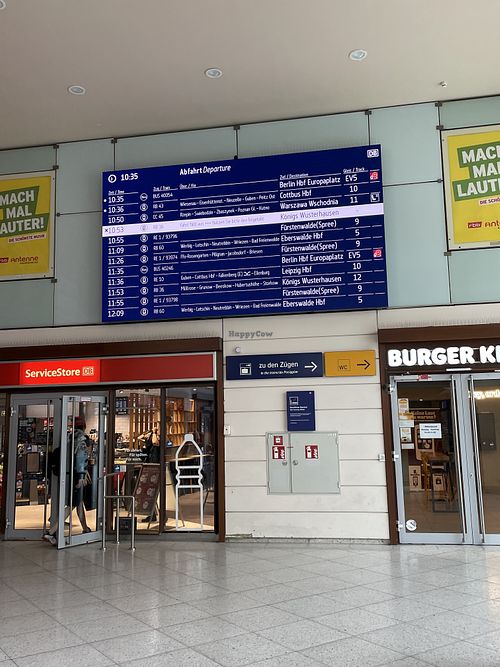 Outside  at Service Store Deutsche Bahn in Berlin