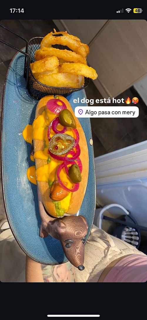 Perrito (opción vegetariana y vegana)  at Algo pasa con Mery  in Villanueva De Gallego