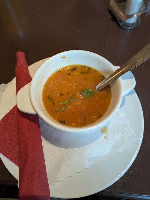 Lentil soup included in the lunch offer: 4/5 at Himali Restaurant & Bar in Berlin