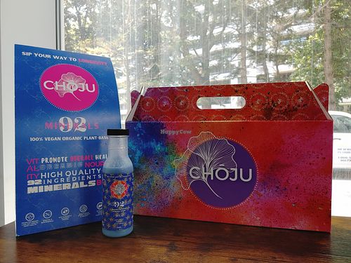 CHŌJU 
Organic vegan and plant-based smoothies 
Made with 92 minerals Seamoss 

Blend readily available blue spirulina at Annalakshmi in Mississauga