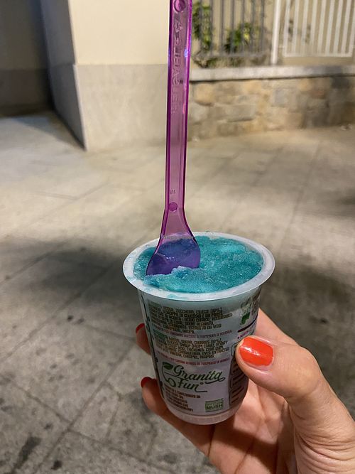 Menta  at Gelateria Granita Fun in Sardegna