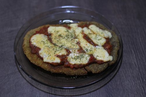 seitan Milanesa at Alcachofa Veg in Bahia Blanca