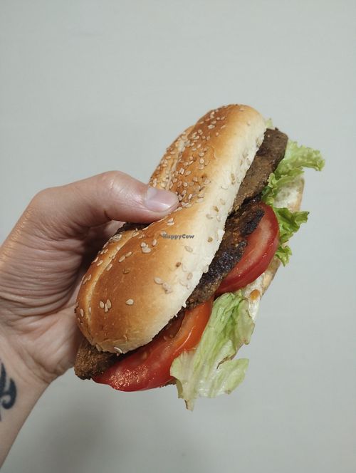 Seitan Sandwich! at Alcachofa Veg in Bahia Blanca