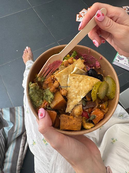 Build your own salad bowl  at Fuel and Co in Birkirkara