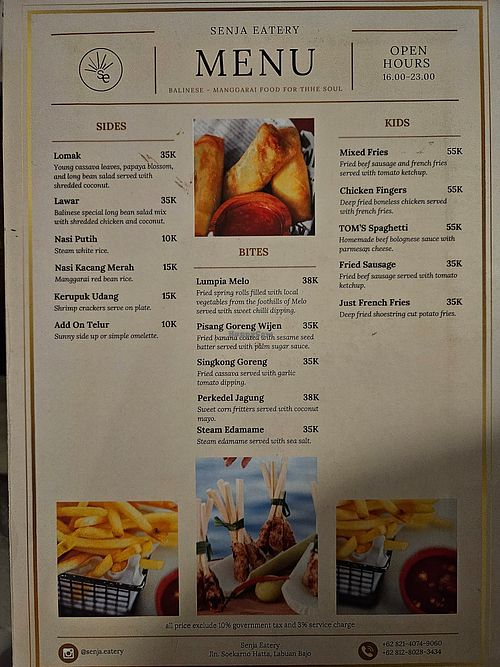  at Senja Eatery in Kabupaten Manggarai Barat