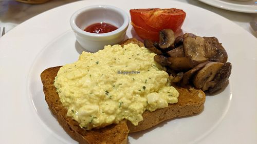 Vegan Scrambled Tofu at Yewfield in Ambleside