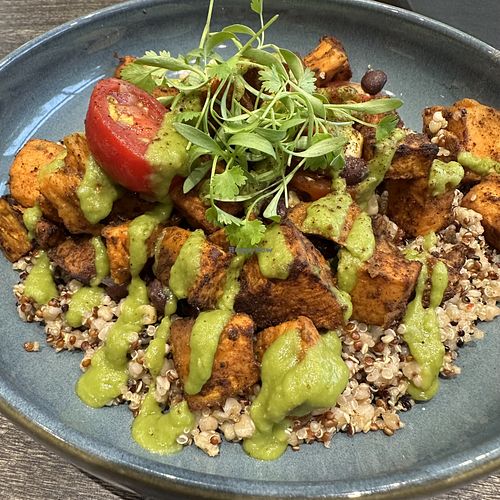 Vegan Burrito Powerbowl  at Bench Brewing Company Taproom  in Beamsville