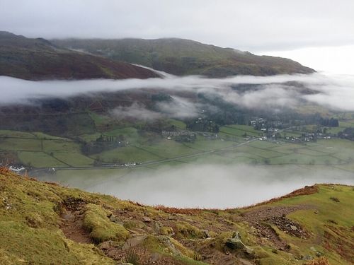The view from Helm Crag - a short but steep walk from Lancrigg at Lancrigg Country Hotel in Ambleside