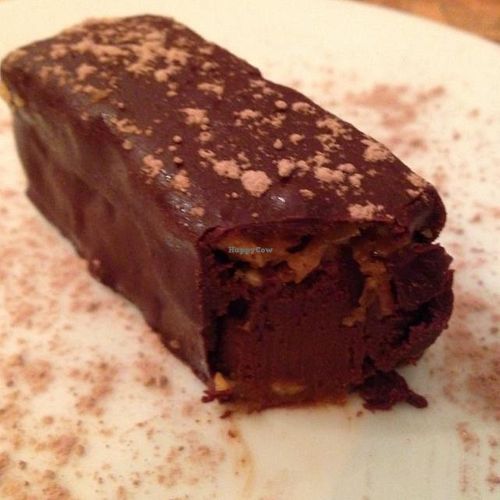 Vegan Snickers at Salvador Cafe in Tel Aviv