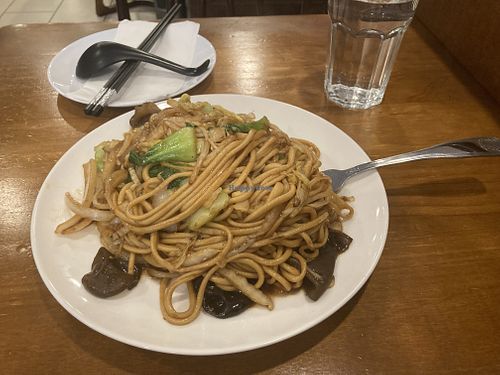 Vegetable noodles   at Dunhuang in New York City