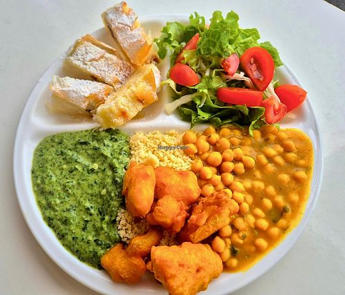 Nourishing and healthy lunch at Dharma Hostels in Rijeka