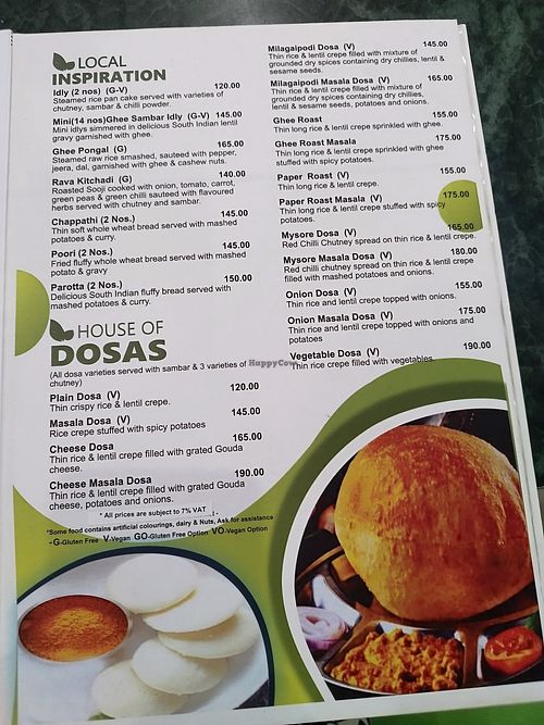 Menu p2 at Achyut Bhavan Pattaya in Pattaya