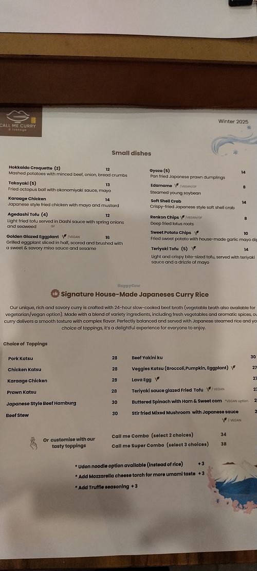  at Call Me Curry & Izakaya in Adelaide