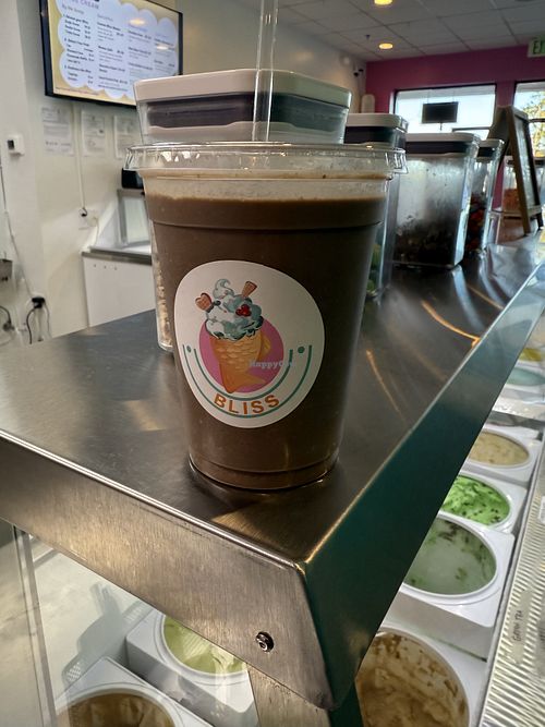 Chocolate shake   at Bliss Ice Cream  in Novato