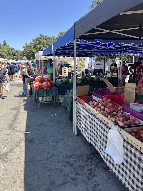 Excellent selection of vegetables   at Farmer's Market in Cerritos