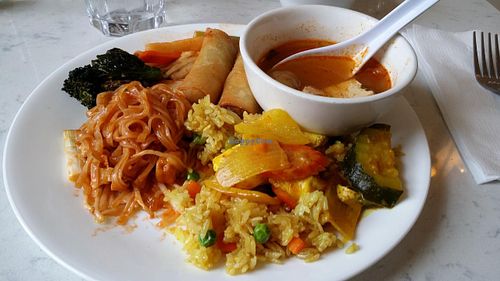 Here's what I got from the buffet. at Araya's Place - Madison St in Seattle