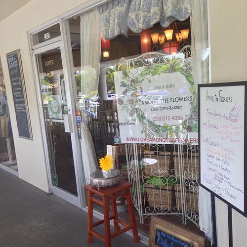storefront  at Among The Flowers Cafe in Sanibel