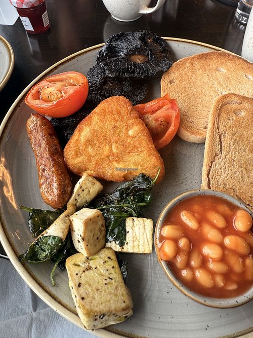 Vegan breakfast with Tofu   at The Salt House in Northern Ireland