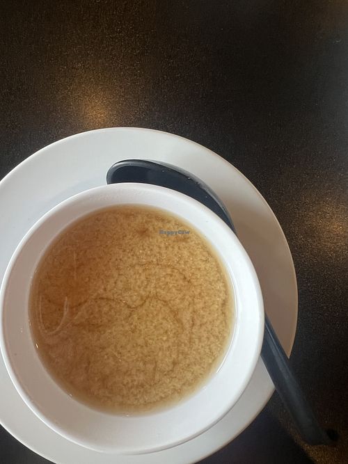 Miso soupp  at Izakaya Sushi Pub in Biloxi