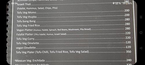 Vegan platter etc at Rangoli Cafe & Restaurant in Bashisht