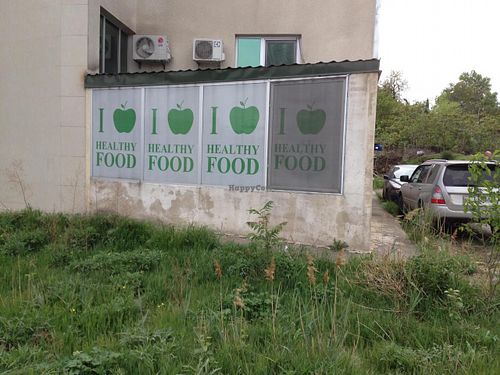 View from outside at Healthy Food in Tbilisi