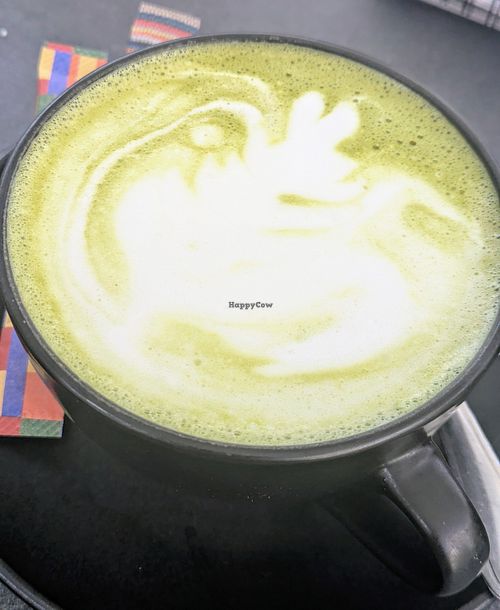 Matcha Latte at Eiscafé La Piazza in Nordrhein-westfalen