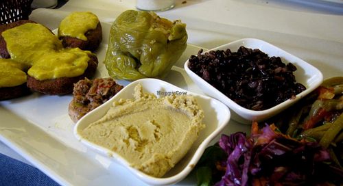 Falafel plate at EcoistHan in Istanbul