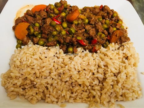 Can’t remember name! Tasty daily dish  at Soju in Santiago