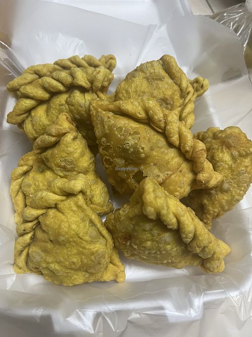 Deliciosas empanas y postres   at La Huerta Vegana in Mexico City