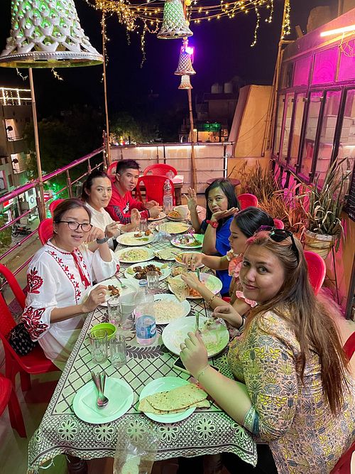 Roof top cafe at Heart of Taj Cafe & Kitchen - Agra in Agra