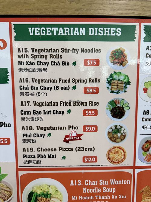 Their veggie menu is vegan.   at SGN - TT Bistro  in Ho Chi Minh City