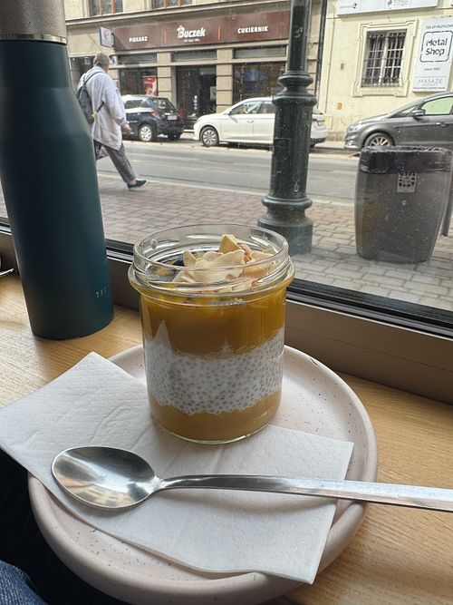 Chia pudding   at Tociekawa in Krakow