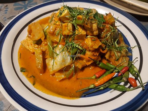 Panang curry at Mama Pooh's Kitchen in Koh Phangan