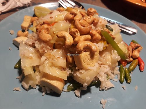 Veggie fried rice at Mama Pooh's Kitchen in Koh Phangan
