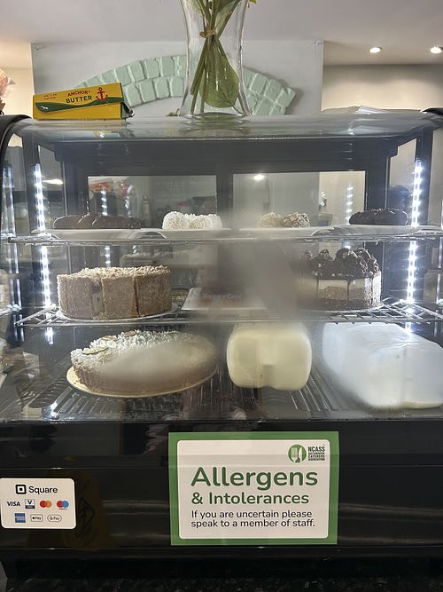 Vegan desserts  at Aliona in Bolton