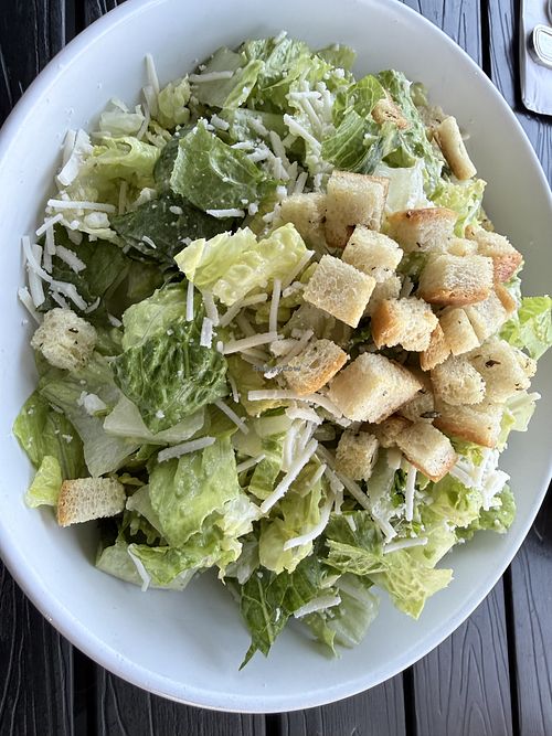 Vegan Caesar salad  at Vitello's in Studio City