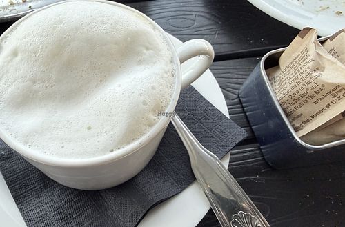 Vegan cappuccino   at Vitello's in Studio City