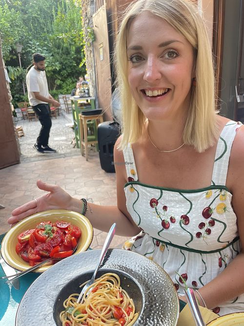 All the tomatoes  at Siciliano al Teatro in Sicilia