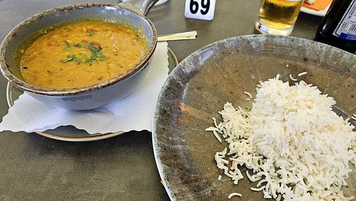 Himalaya Linseneintopf at Akram‘s Alpenhof in Bayern