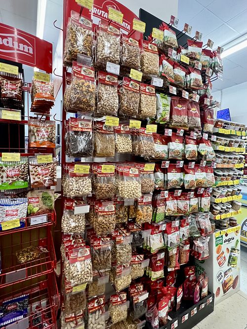 Nuts and snacks   at CONAD  in Berat