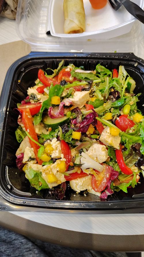 Vegan Thai salad at Tiger Thai in Charlotte