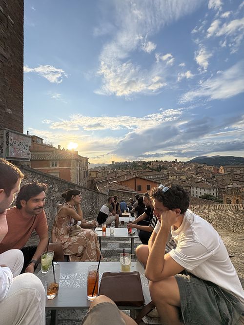 Outside location  at Birraio in Umbria