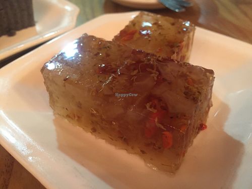 Osmanthus Jelly at Paramita Vegetarian Restaurant - Cheung Yee in Kowloon