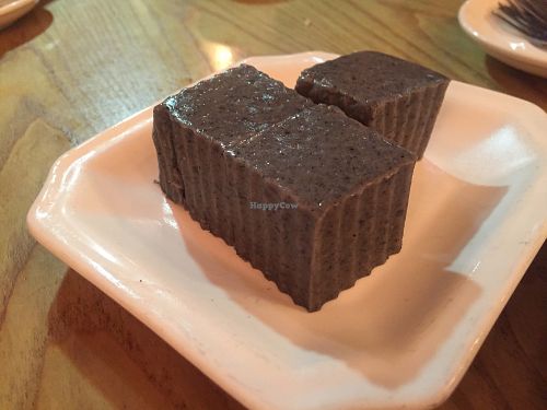 Sesame pudding at Paramita Vegetarian Restaurant - Cheung Yee in Kowloon
