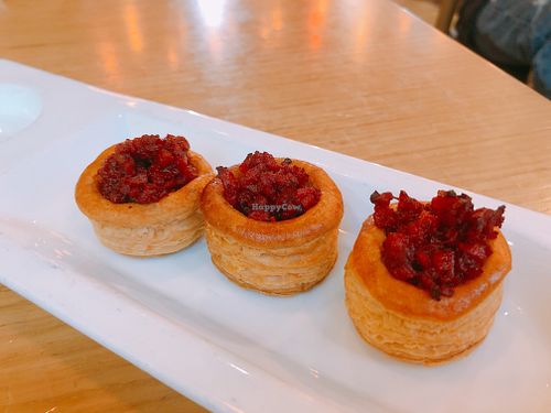 BBQ mock pork pastry at Paramita Vegetarian Restaurant - Cheung Yee in Kowloon