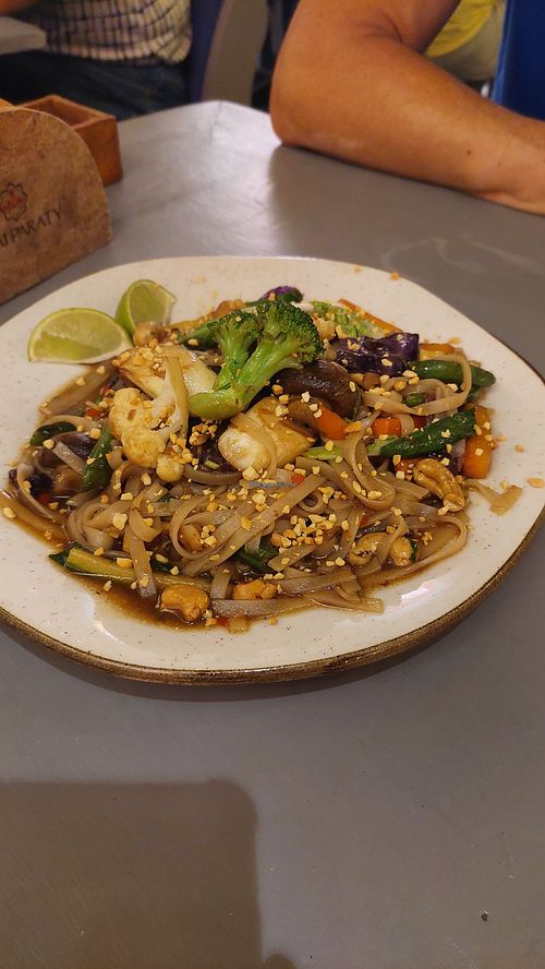 Pad thai vegetais at Thai Paraty Matriz in Rio De Janeiro