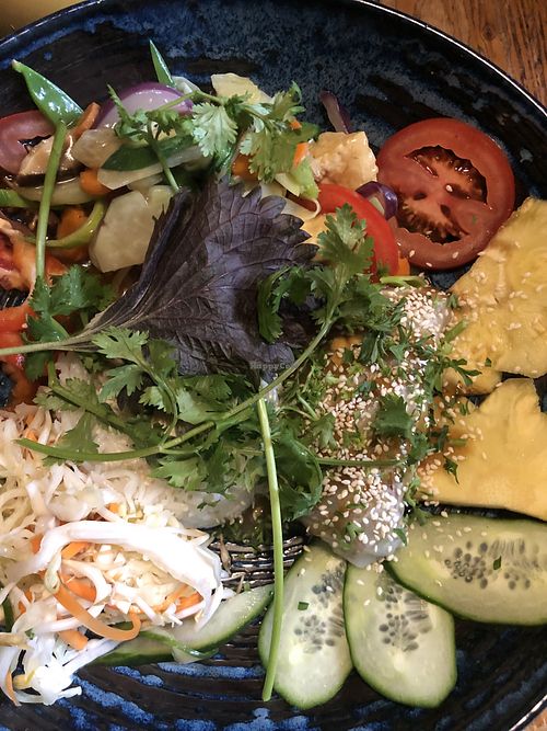 Vegetarian set menu  at Maly Buddha in Prague