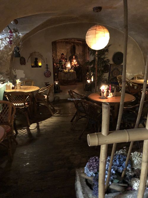 Inside   at Maly Buddha in Prague