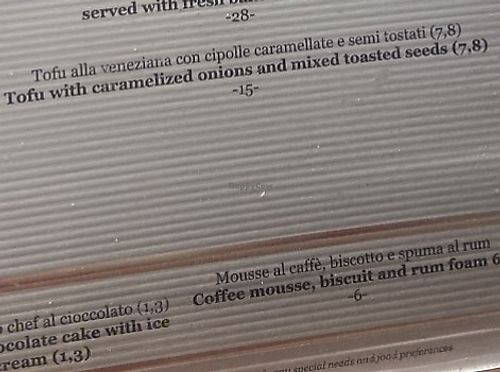 Secondo (e dolce al fondo)  at Ristorante Costa Dorada in Sardegna